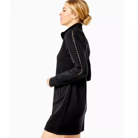 Lilly Pulitzer Skipper Solid Popover Dress Size Small - Picture 3 of 10